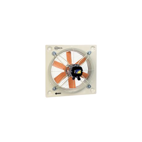 Ventiladores helicoidales murales HEP con motor IP65 y hélice reforza