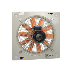  Ventiladores helicoidales murales HC con motor IP55 y hélice reforza