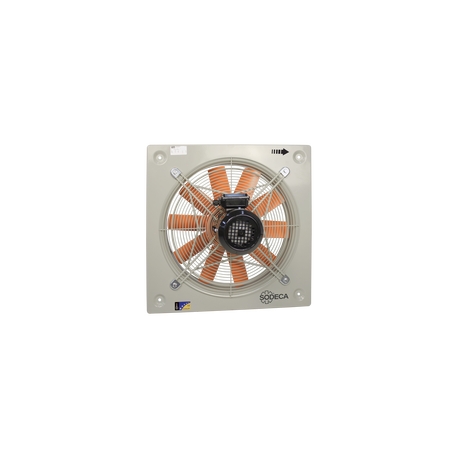  Ventiladores helicoidales murales HC con motor IP55 y hélice reforza