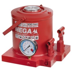 Gato Hidráulico MGD100 con Doble Bomba y Manómetro