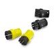 Kit Cepillos Redondos Kärcher (4 uds) – Colores para Uso Higiénico