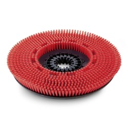 Cepillo Circular Rojo 430 mm – Medio, para Limpieza de Mantenimiento