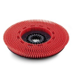 Cepillo Circular Rojo 550 mm – Medio, para Limpieza de Mantenimiento