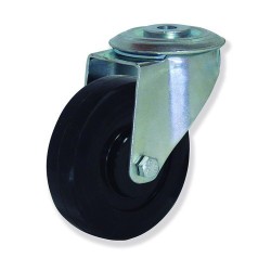 Ruedas Giratorias y con Freno MTG4 100 TCT4  Termocaucho