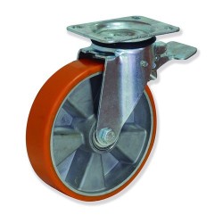Ruedas AP  Aluminio/Poliuretano para Uso Industrial