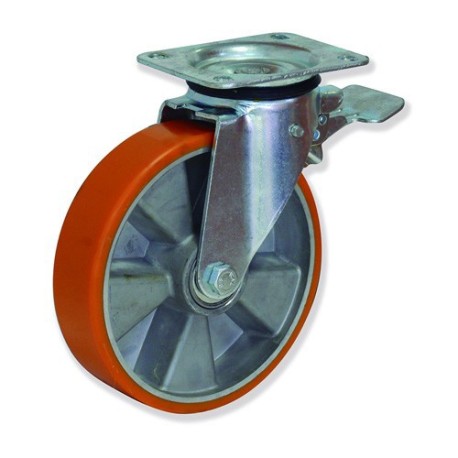 Ruedas AP  Aluminio/Poliuretano para Uso Industrial