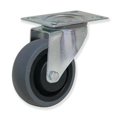 Ruedas Rotantes Giratorias y Fijas MPG4 y MPF4 PCAB4  Plástico y Cau