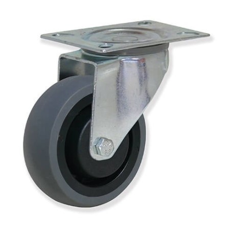 Ruedas Rotantes Giratorias y Fijas MPG4 y MPF4 PCAB4  Plástico y Cau