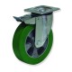 Ruedas giratorias con freno KPG5FD con núcleo de aluminio y banda de