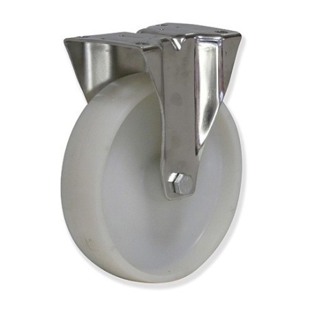 Ruedas Rotantes Modelo MI en Acero Inoxidable con Sujeción por Pletin