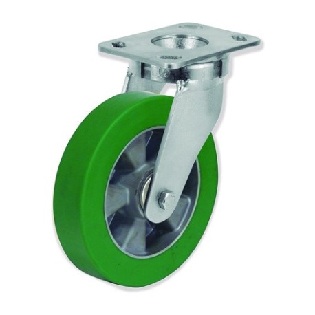 Ruedas Rotantes Modelo Q con Sujeción por Pletina