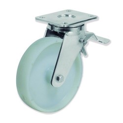 Ruedas rotantes QPG7 y QPF7 con núcleo de nylon