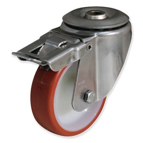 Ruedas Serie NP  Núcleo de Nylon con Banda de Poliuretano para Carga