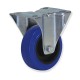 Ruedas rotantes MPG4 y MPF4 con banda de caucho azul