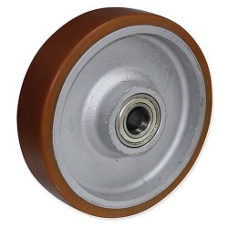 Rueda HKB  Poliuretano sobre Llanta de Aluminio