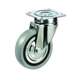 Rueda Modelo B con Soporte de Pletina para Aplicaciones Industriales