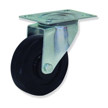 Ruedas Giratorias, Fijas y con Freno MPG4 TCT4  Termotex y Caucho Ne