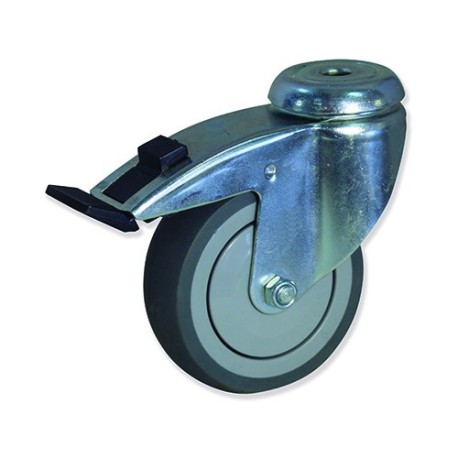 Ruedas PSB3  Plástico/Caucho Elástico con Cojinete a Bolas