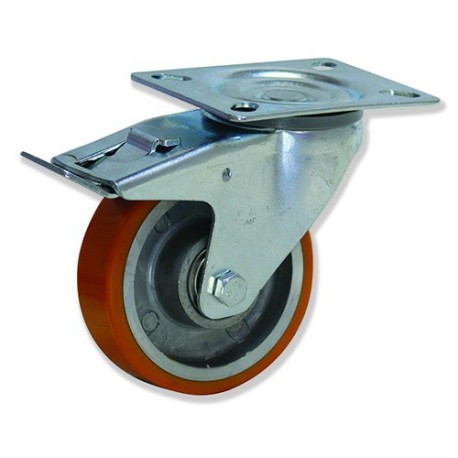 Rueda Modelo M con Soporte de Pletina para Aplicaciones Industriales