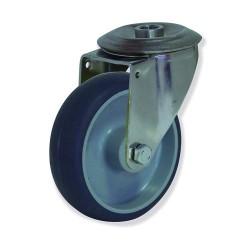 Ruedas Serie PC  Núcleo de Plástico con Banda de Caucho para Cargas 