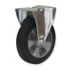 Ruedas rotantes fijas MPF5 con soporte de pletina