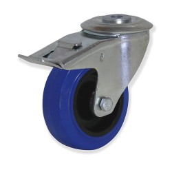 Ruedas Nylon/Caucho Elástico MTG4 NCR4  Modelos Giratorios y con Fre