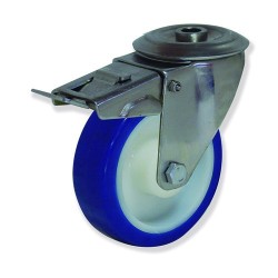 Ruedas Serie NS  Núcleo de Nylon con Banda de Poliuretano Elástico (