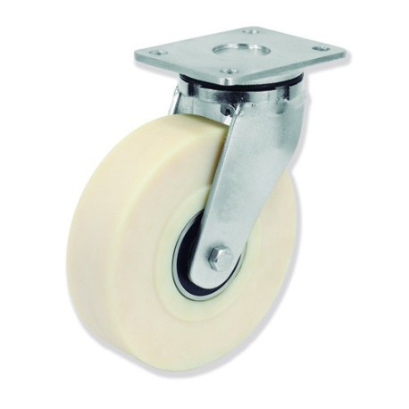 Ruedas giratorias QPG7 con núcleo de poliamida