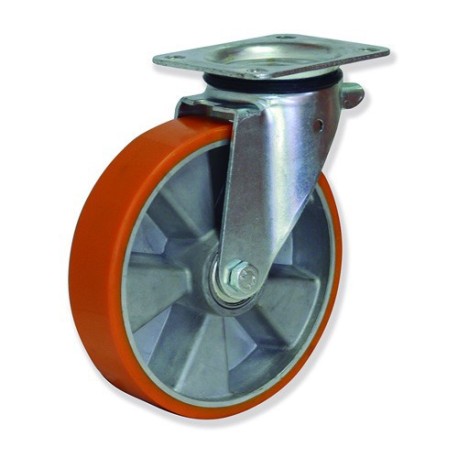 Ruedas AP  Aluminio/Poliuretano para Uso Industrial