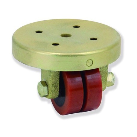 Rotante Giratorio NTG050HPL0 d.50 Poliuretano  Movilidad Suave y R