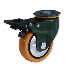 Rueda Giratoria con Freno RTG4 075 PPB4FD  Desplazamiento Suave y P