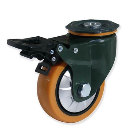 Rueda Giratoria con Freno RTG4 075 PPB4FD  Desplazamiento Suave y P