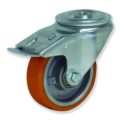  Ruedas AP  Aluminio/Poliuretano para Uso Industrial