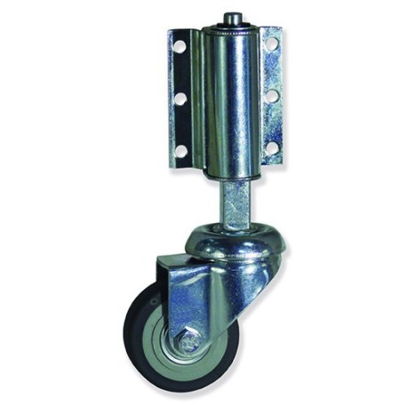 Rueda Rotante Escamoteable BTEPR con Banda de Rodadura en Caucho