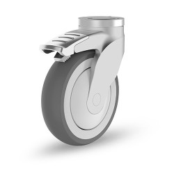 RUEDA GIRATORIA CAUCHO SNTG3 100 PSB3FD