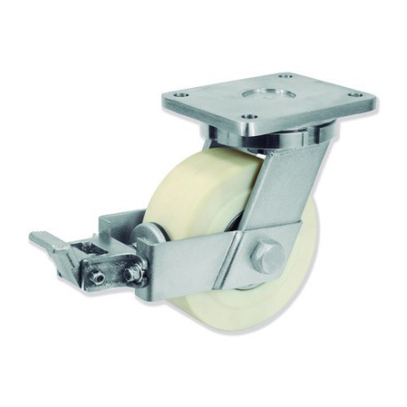 Ruedas giratorias con freno UPG8FS con núcleo de poliamida