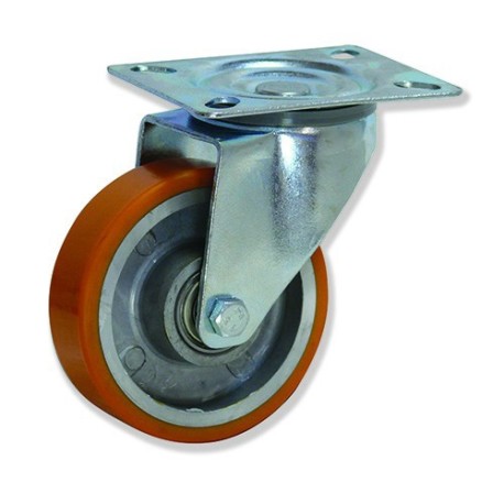 Rueda Modelo M con Soporte de Pletina para Aplicaciones Industriales
