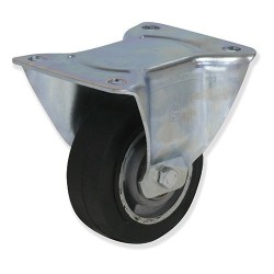 Ruedas Aluminio/Caucho ACB4  Modelos Giratorios, Fijos y con Freno