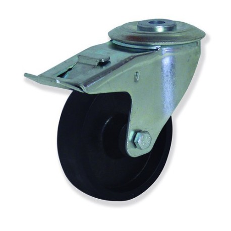 Ruedas rotantes giratorias MTG4 con soporte de pletina