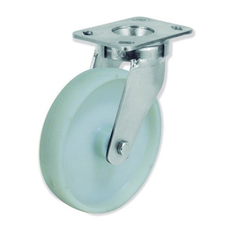 Ruedas rotantes QPG6 y QPF6 con núcleo de nylon