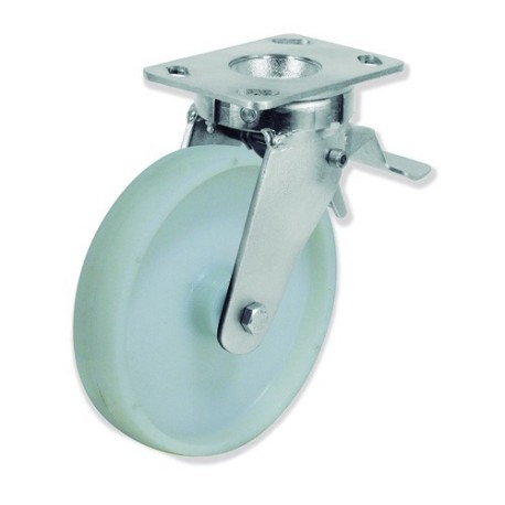 Ruedas rotantes QPG6 y QPF6 con núcleo de nylon