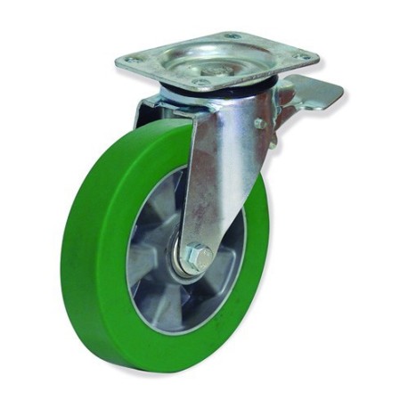 Ruedas rotantes AE  Aluminio/Poliuretano Elastthane