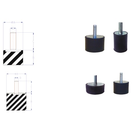 Topes de Goma R de Lesol