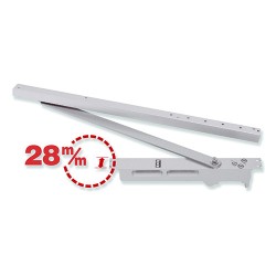 Cerrojo Vertical a Soldar Zincado para Cierre Seguro en Puertas y Por