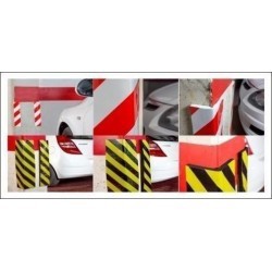 Esquinera Protector Parking Adhesiva B/R 400x75 + 75x15 mm  Normaluz