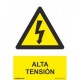 Señal Peligro Alta Tensión PVC 0,7 mm 210x300 mm  Normaluz