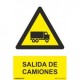 Señal Peligro Salida de Camiones PVC 0,7 mm 210x300 mm  Normaluz