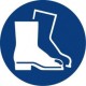 Adhesivo Circular ""Uso Obligatorio de Botas"" 9 cm  Normaluz"