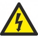 Adhesivo Triángulo con Rayo 50 mm (x10)  Riesgo Eléctrico  Normaluz