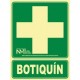 Señal ""Botiquín"" PVC 1 mm Clase A 224x300 mm  Normaluz"